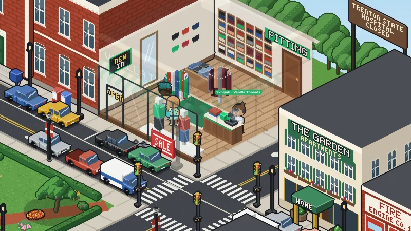 Vanilla Threads, the clothes shop on the square